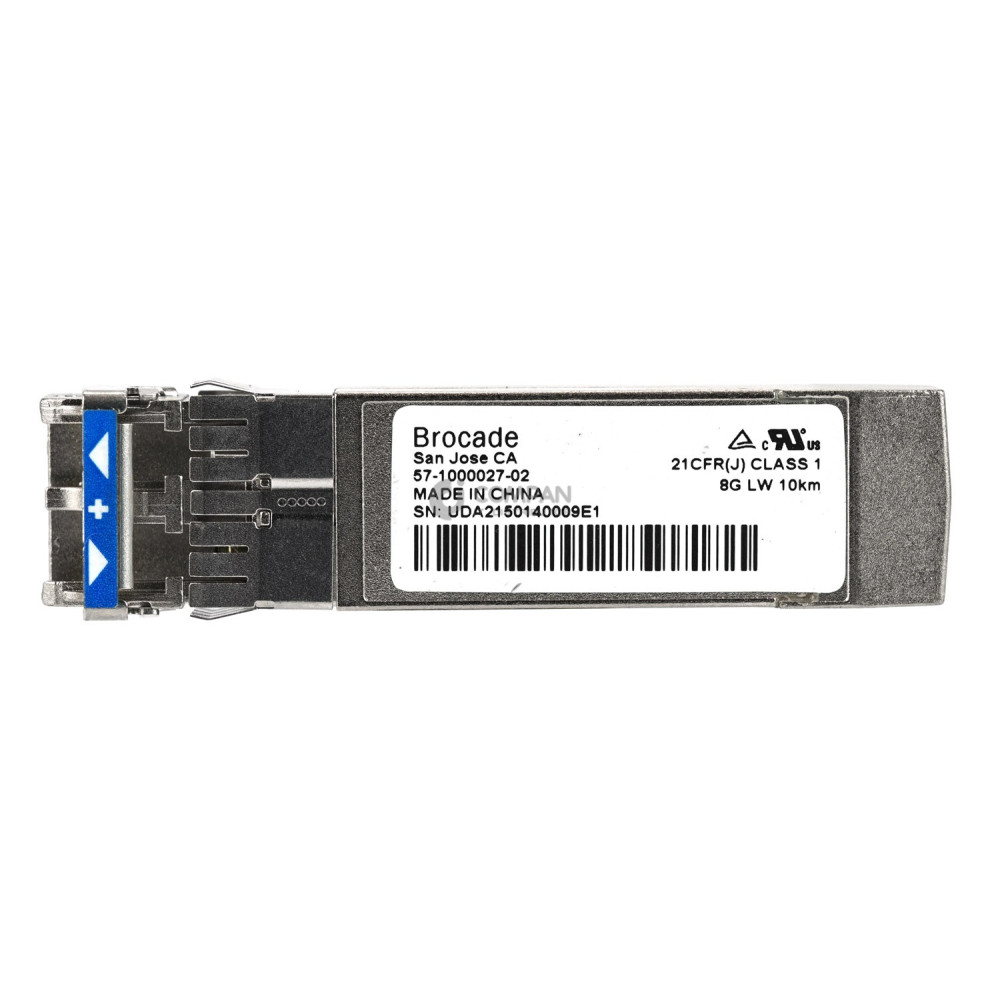 57-1000027-02 BROCADE 8GB SFP+ LW 10KM 1310NM OPTICAL TRANSCEIVER